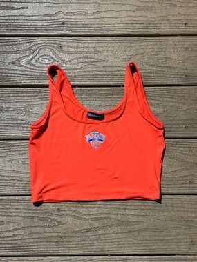 Knicks Orange Crop Tank Top